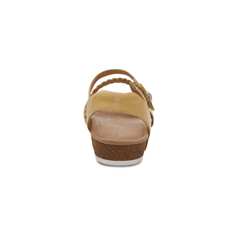 Jillian Braided Quarter Strap Sandal #color_butter