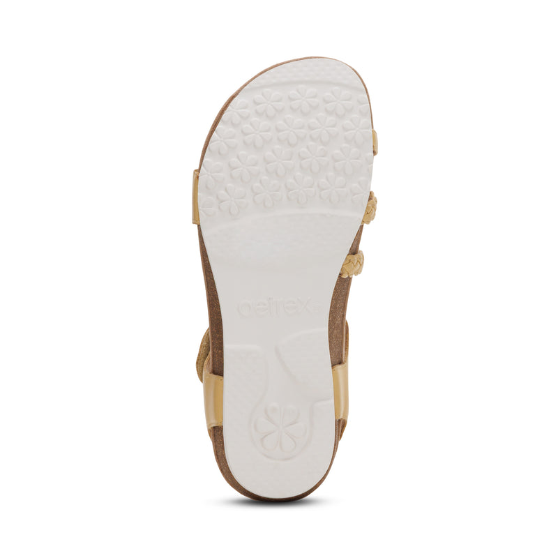 Jillian Braided Quarter Strap Sandal #color_butter