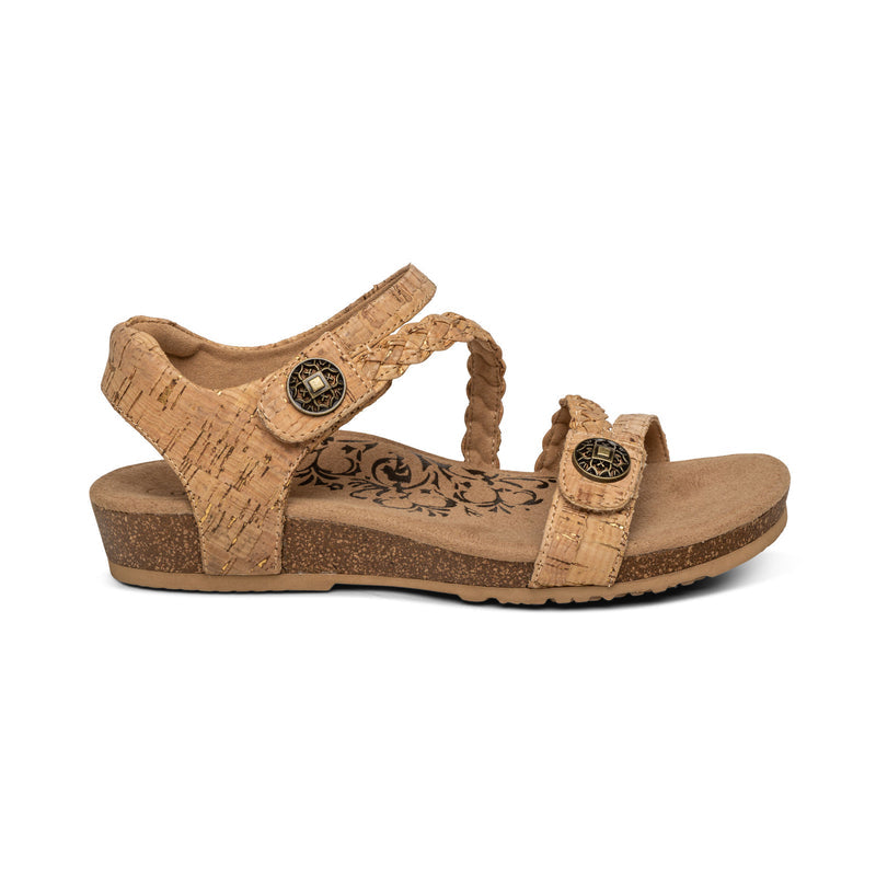 Jillian Braided Quarter Strap #color_cork