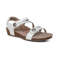 Jillian Braided Quarter Strap Sandal #color_white