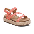 Julia Arch Support Platform Sandal #color_coral