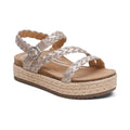 Julia Arch Support Platform Sandal #color_platinum