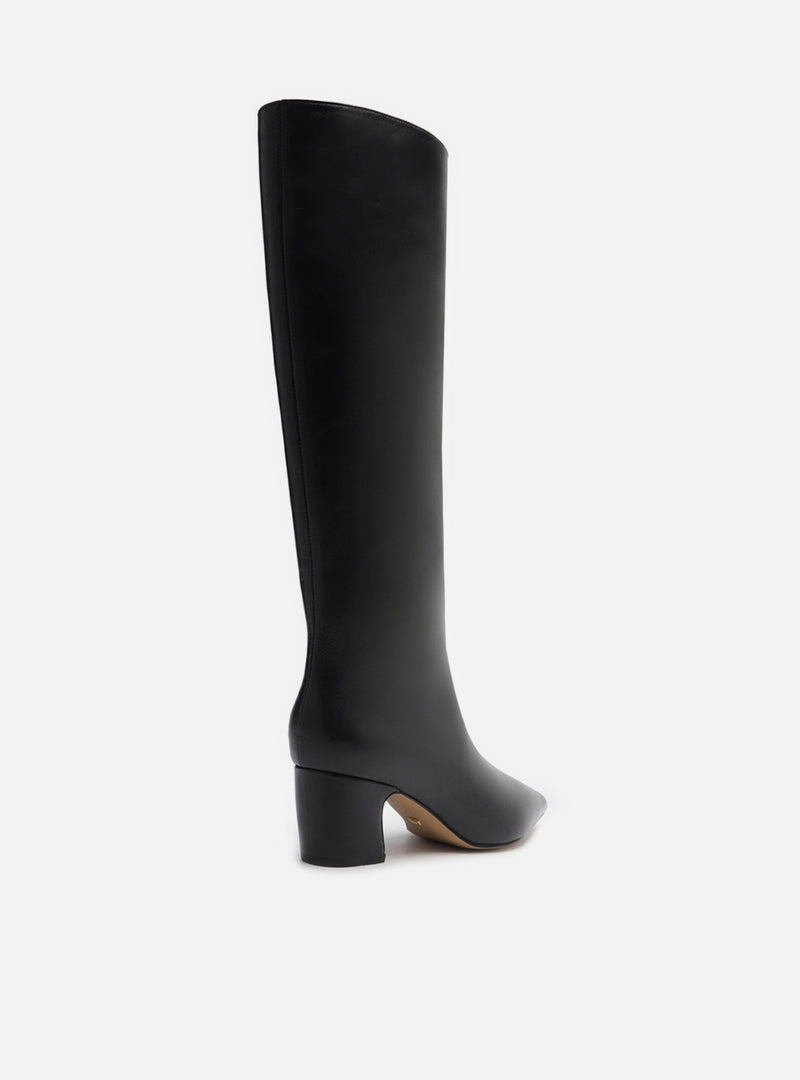 Julie Mid Block Leather Boot Boots F/25
