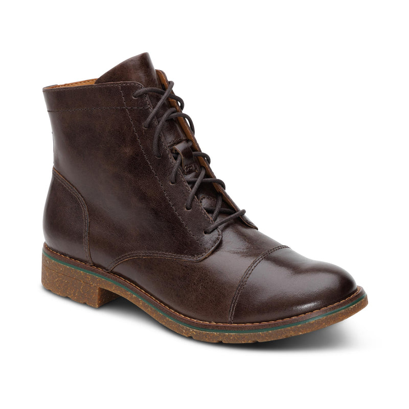 Juliet Lace-Up Boot #color_dark brown