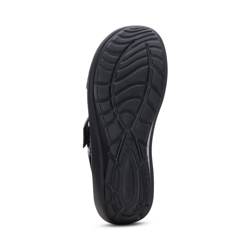 Kaia Two Band Slide #color_black gloss