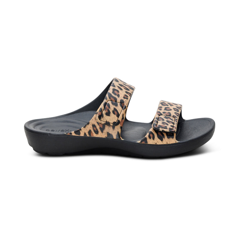 Kaia Two Band Slide #color_leopard