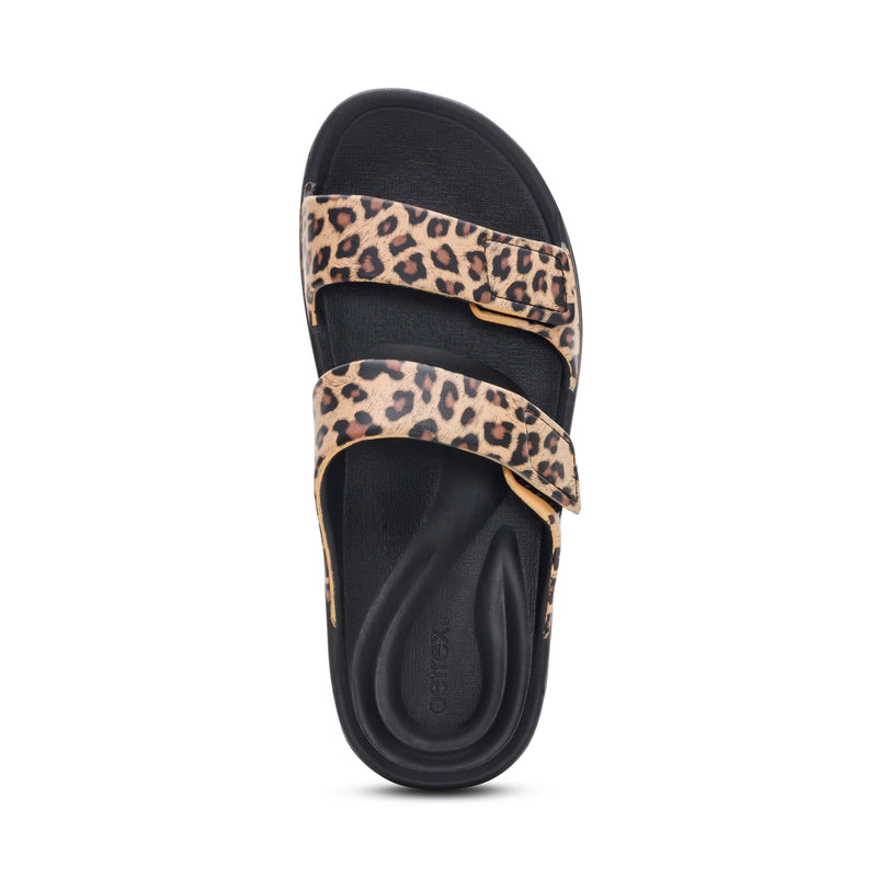 Kaia Two Band Slide #color_leopard