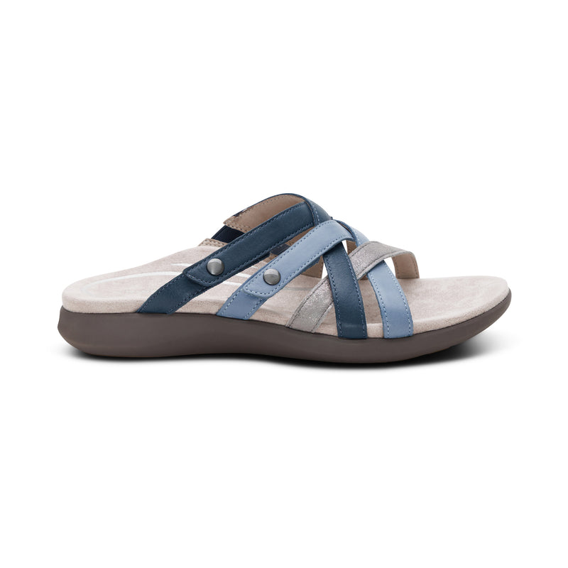 Kasey Adjustable Slide Sandal #color_blue multi