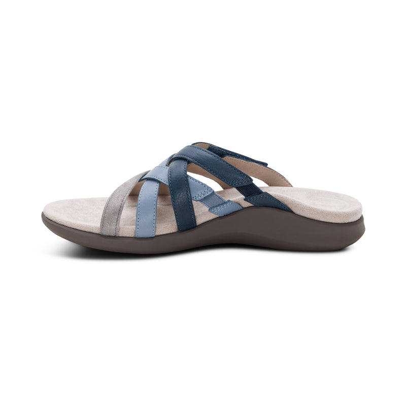 Kasey Adjustable Slide Sandal #color_blue multi