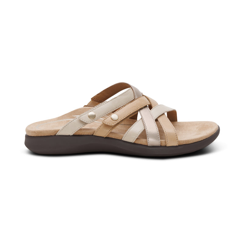 Kasey Adjustable Slide Sandal #color_off white
