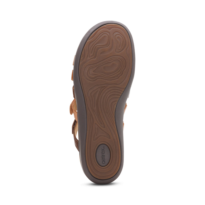 Kasey Adjustable Slide Sandal #color_tan multi