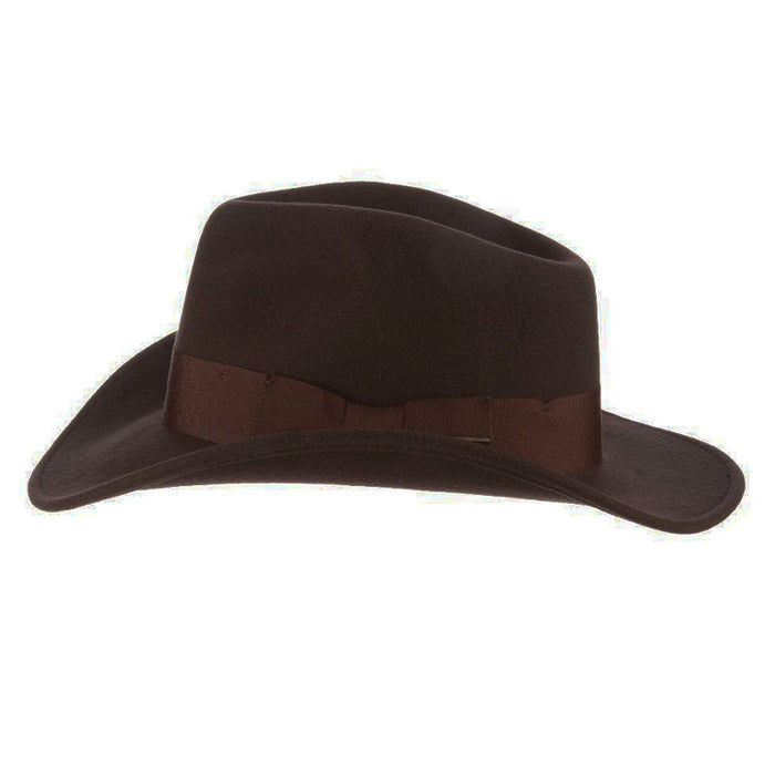 Katanga Crushable Wool Felt Outback Hat - Indiana Jones Hat Safari Hat Indiana Jones Hats