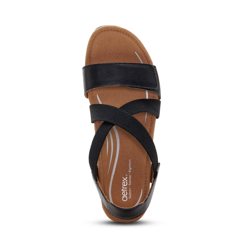 Kathy Platform Wedge #color_black