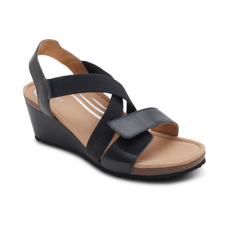 Kathy Platform Wedge #color_black