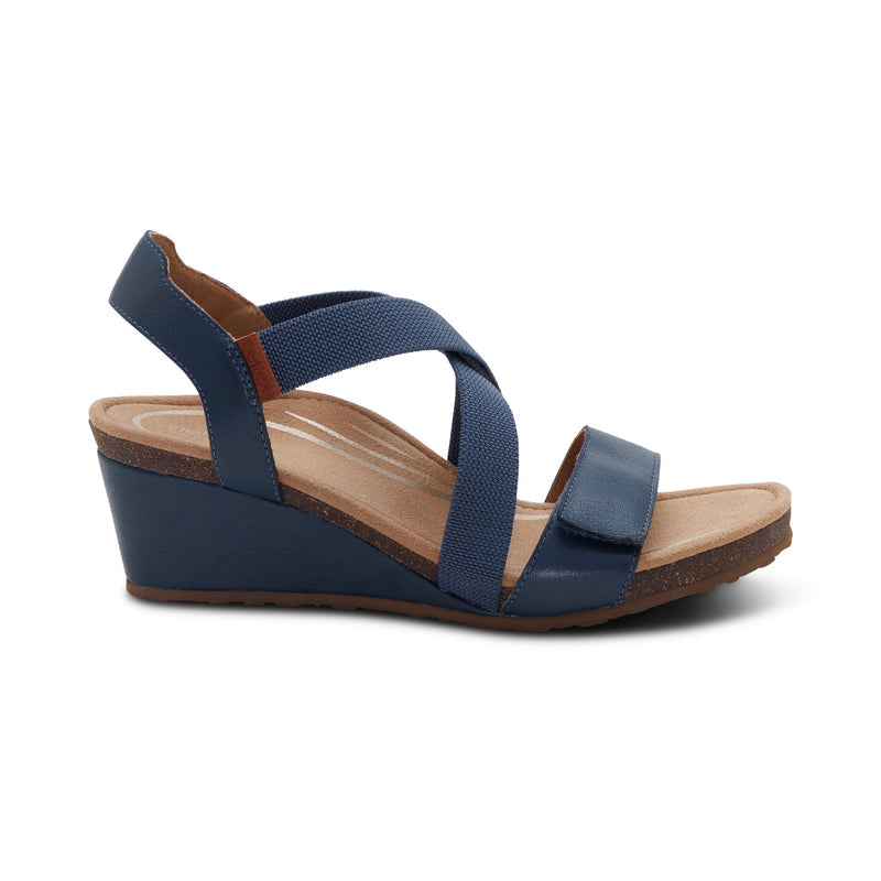 Kathy Platform Wedge #color_navy