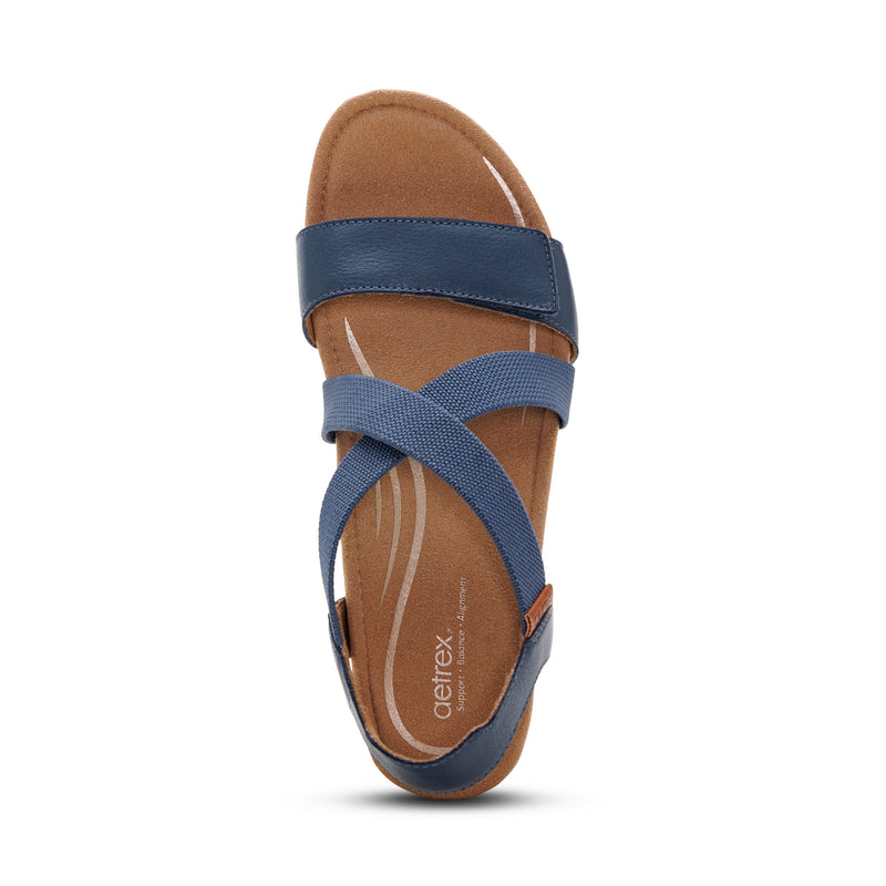 Kathy Platform Wedge #color_navy