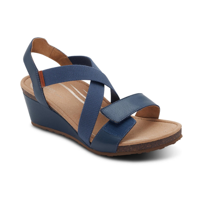 Kathy Platform Wedge #color_navy