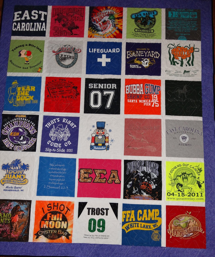 Kayce’s Memories T-Shirt Quilt