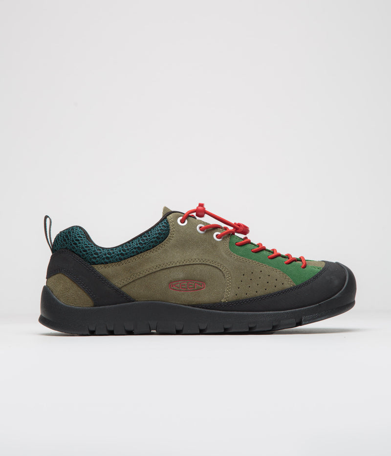 Keen Jasper Rocks Shoes in Dark Olive and Ponderosa Pine
