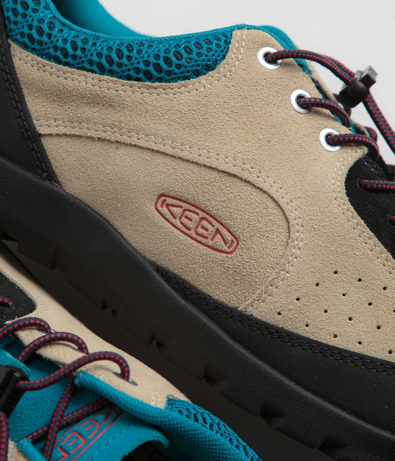 Keen Jasper Rocks Shoes in Safari and Fjord Blue