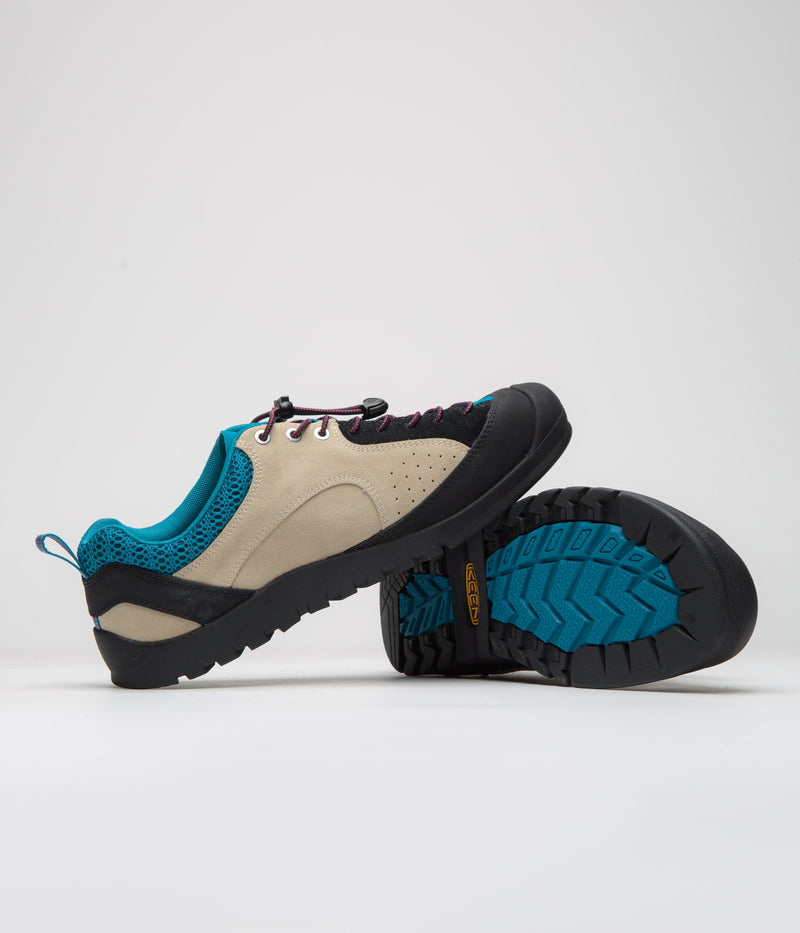 Keen Jasper Rocks Shoes in Safari and Fjord Blue