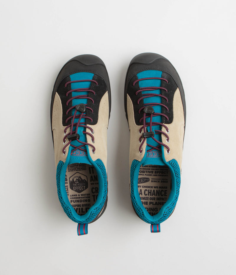 Keen Jasper Rocks Shoes in Safari and Fjord Blue