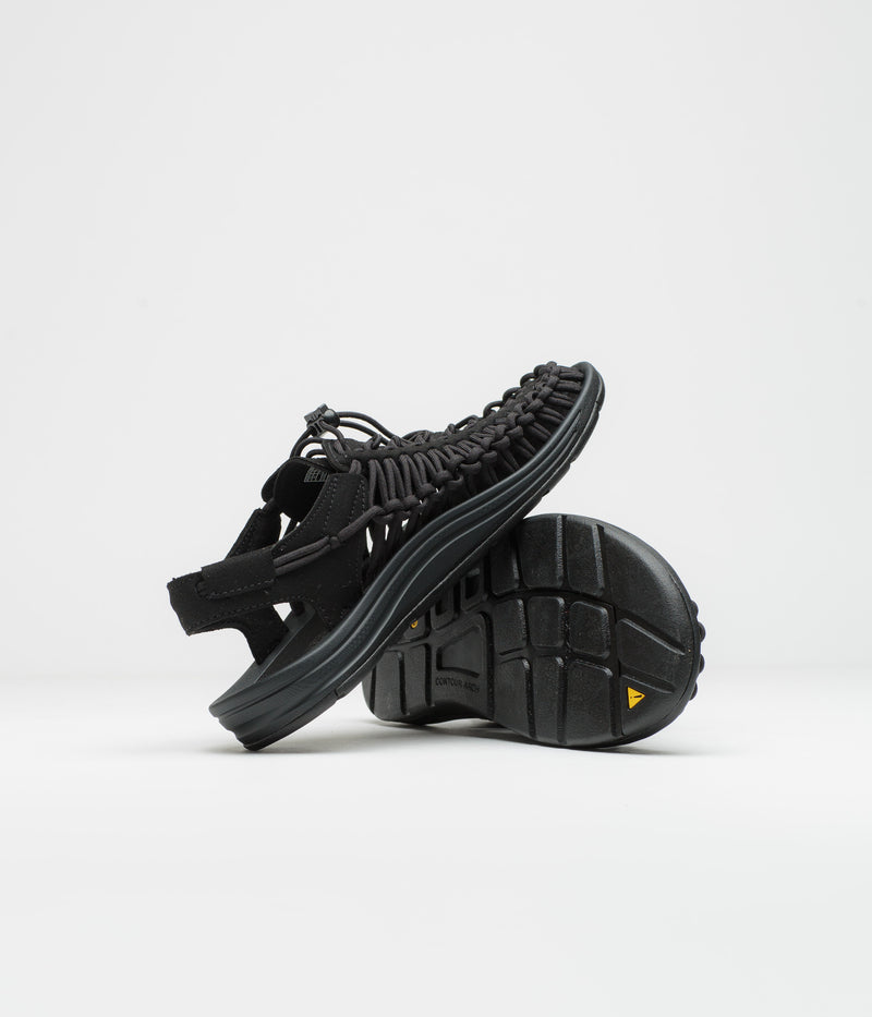 Keen Uneek Sandals in Black and Black
