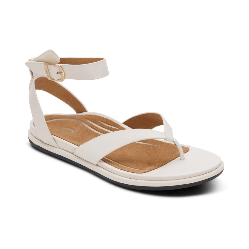 Kendall Arch Support Thong Sandal  #color_off white