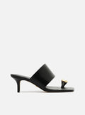 Kendall Leather Stiletto Mule Sandals SUMMER 25