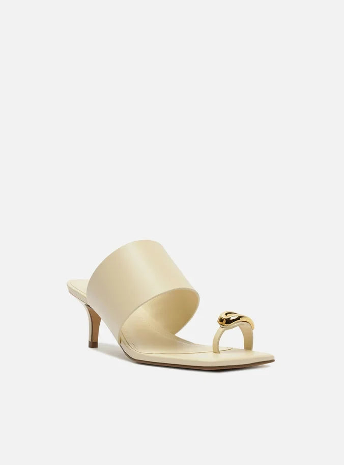 Kendall Leather Stiletto Mule Sandals SUMMER 25