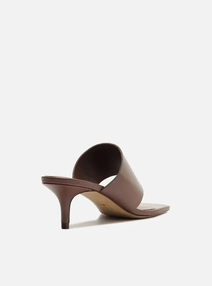 Kendall Leather Stiletto Mule Sandals SUMMER 25