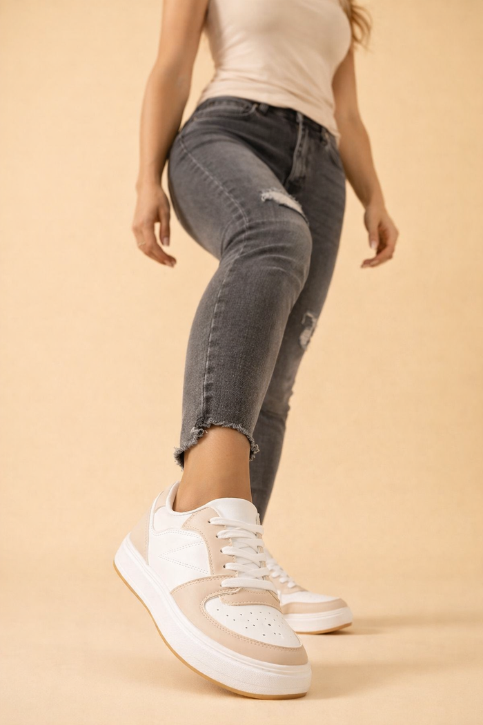 Kinga | Women’s Sporty Cushioned Knit Sneakers with All-Day Comfort