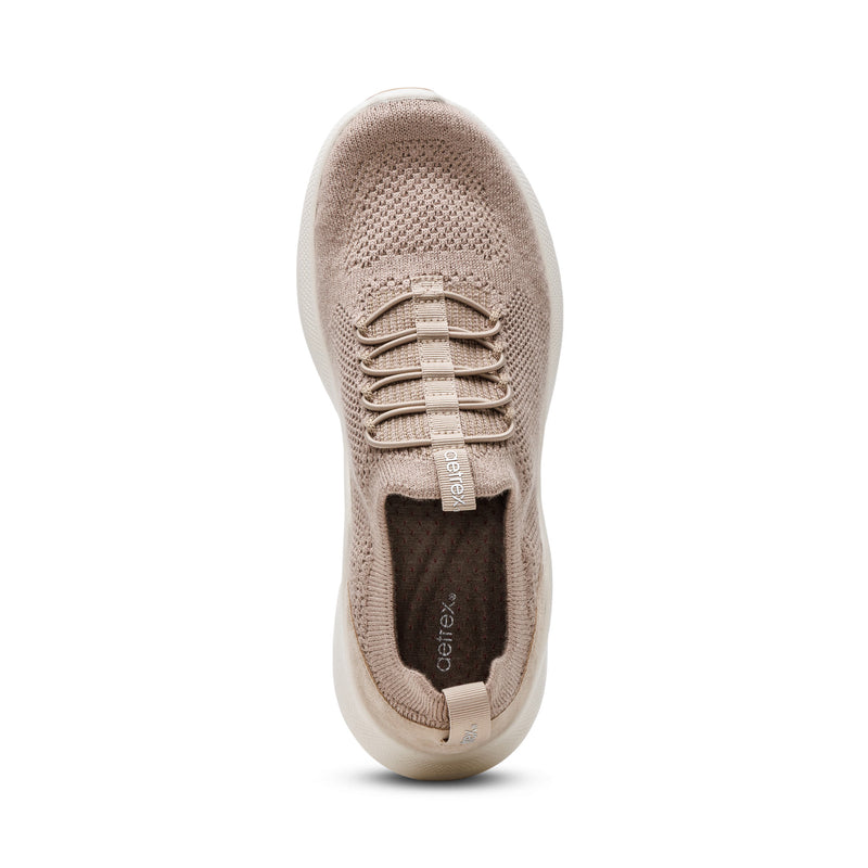 Kinsley Arch Support Sneaker top Angle #color_tan