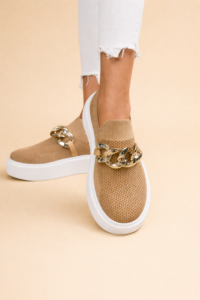 Kornelia | Women’s Stylish Platform Slip-On Sneakers with All-Day Comfort