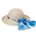 Lady Jane by Wallaroo Hat Company Kettle Brim Hat Wallaroo Hats LJANE-WHBGWV Natural / Blue M/L (58 cm)