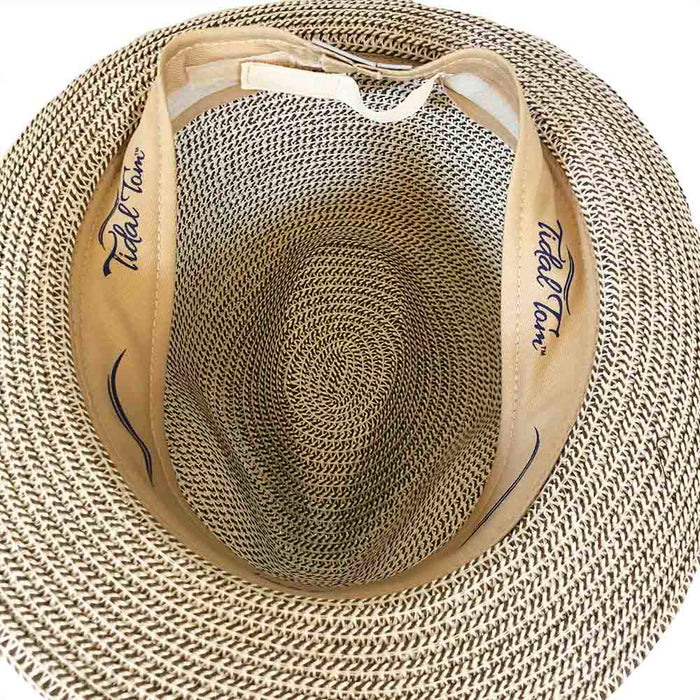 Large Size Two Tone Fedora Hat - Tidal Tom™ Fedora Hat Tidal Tom