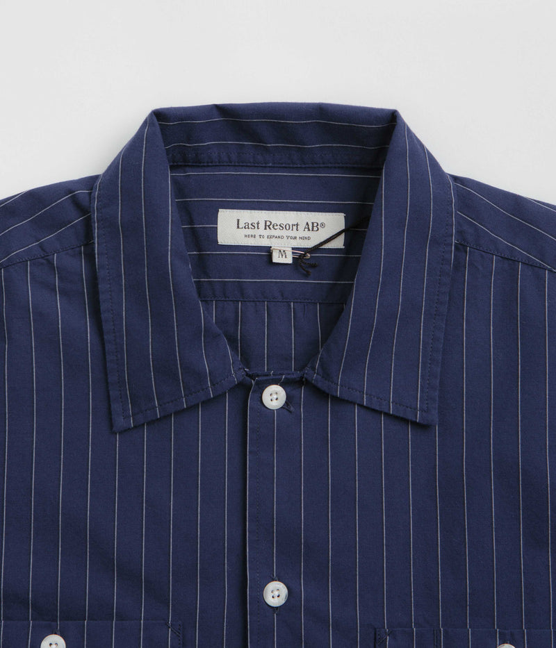 Last Resort AB SM001 Shirt in Blueprint Blue