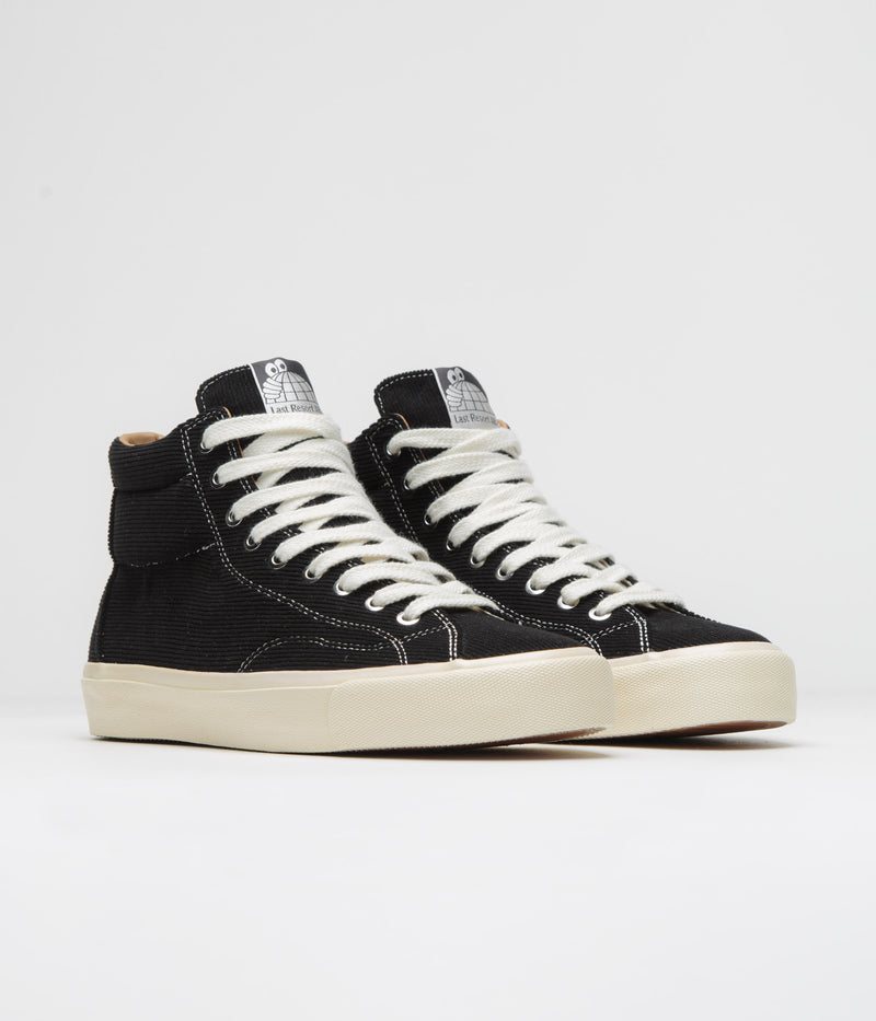 Last Resort AB VM003 Hi Cord Shoes in Black and White
