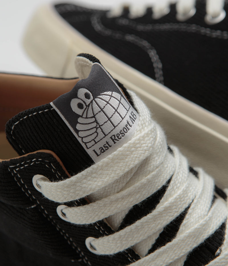 Last Resort AB VM003 Hi Cord Shoes in Black and White