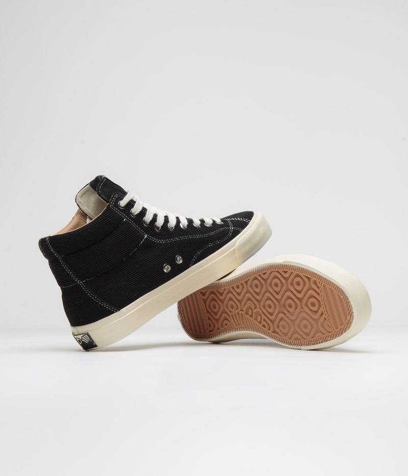Last Resort AB VM003 Hi Cord Shoes in Black and White