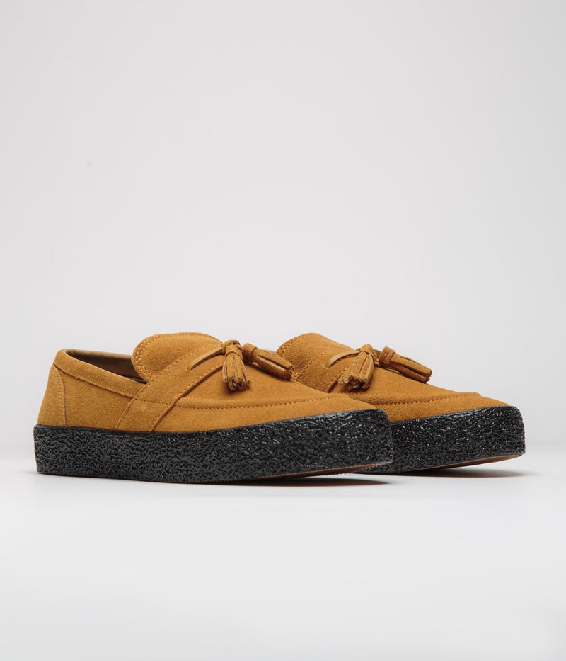 Last Resort AB VM005 Loafer Shoes in Golden Brown and Black