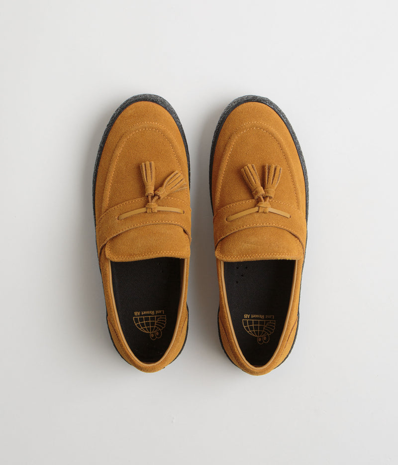 Last Resort AB VM005 Loafer Shoes in Golden Brown and Black