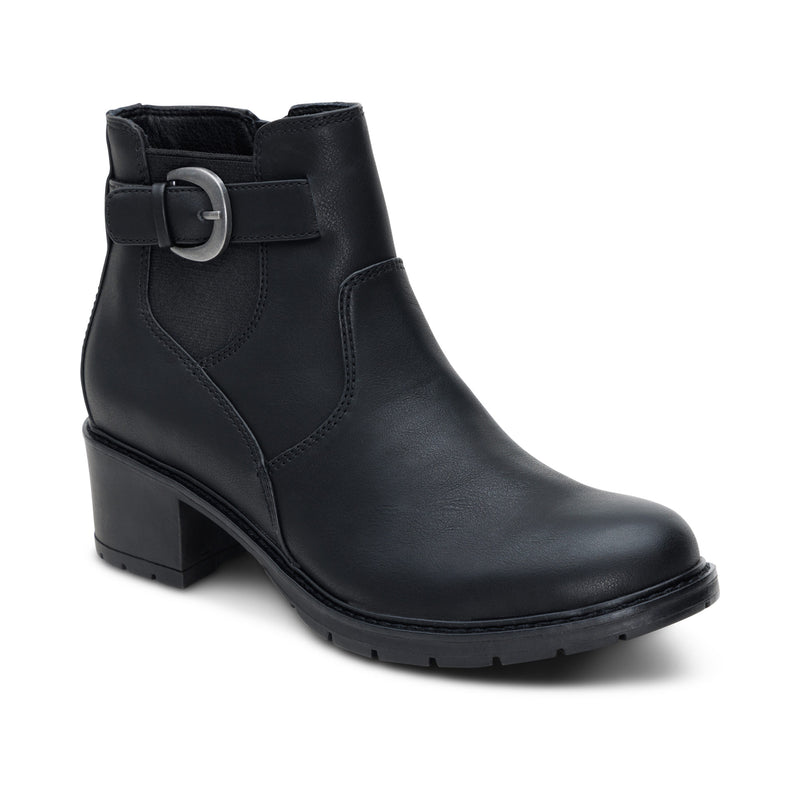 Layla Size Zip Boot  #color_black