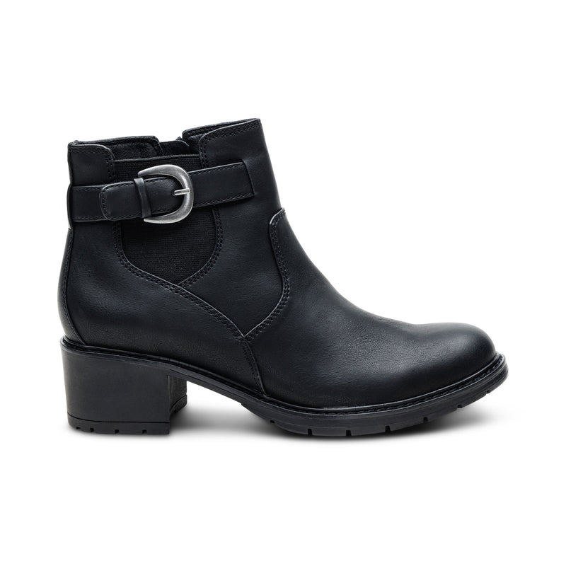 Layla Size Zip Boot  #color_black