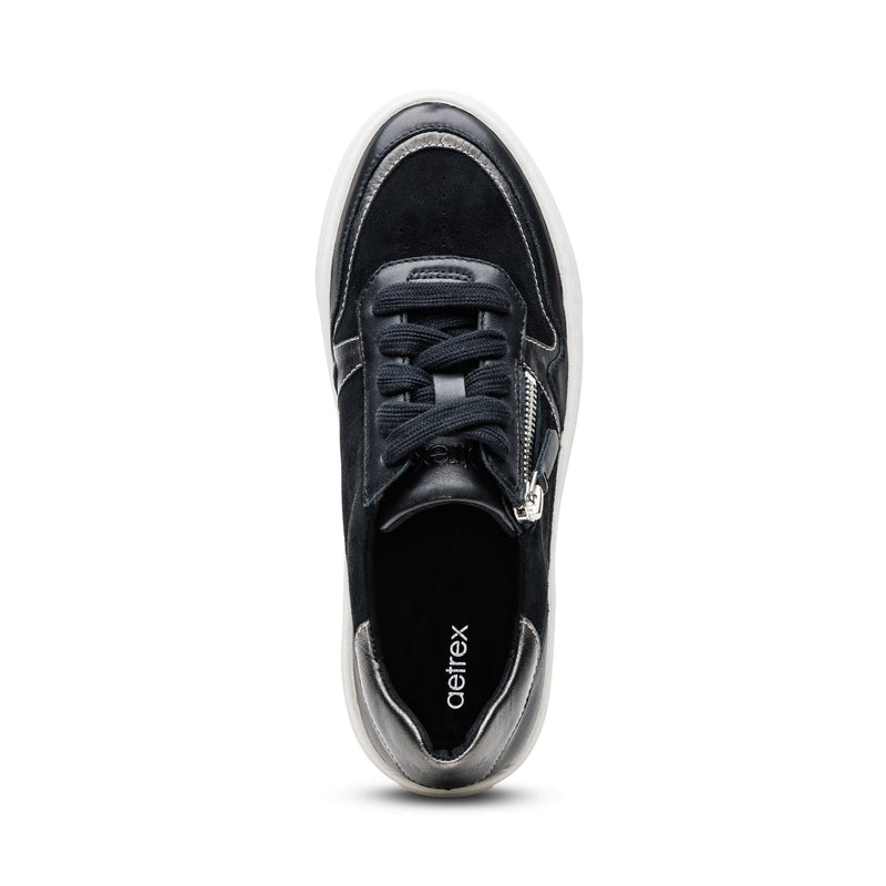 Leigh Arch Support Platform Sneaker #color_black