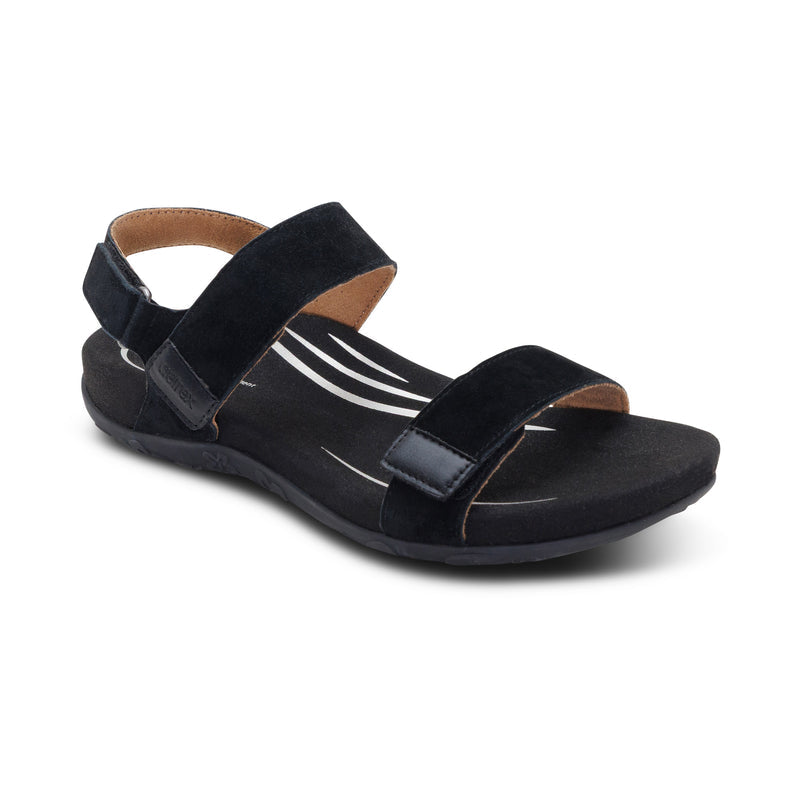 Leslie Arch Support Sandal #color_black