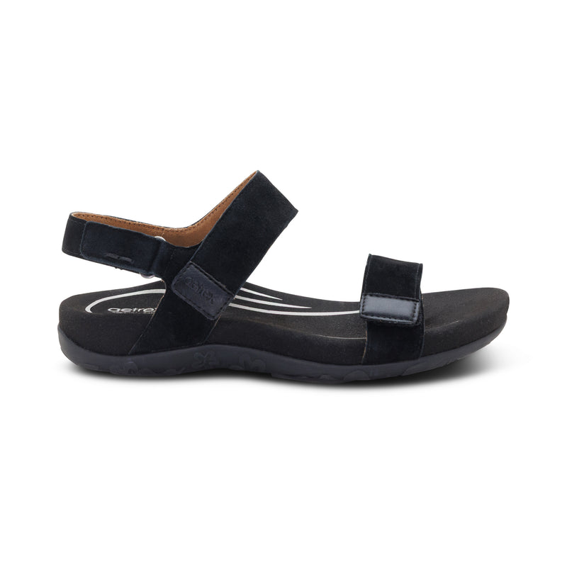 Leslie Arch Support Sandal #color_black