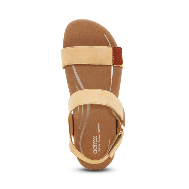 Leslie Arch Support Sandal #color_butter