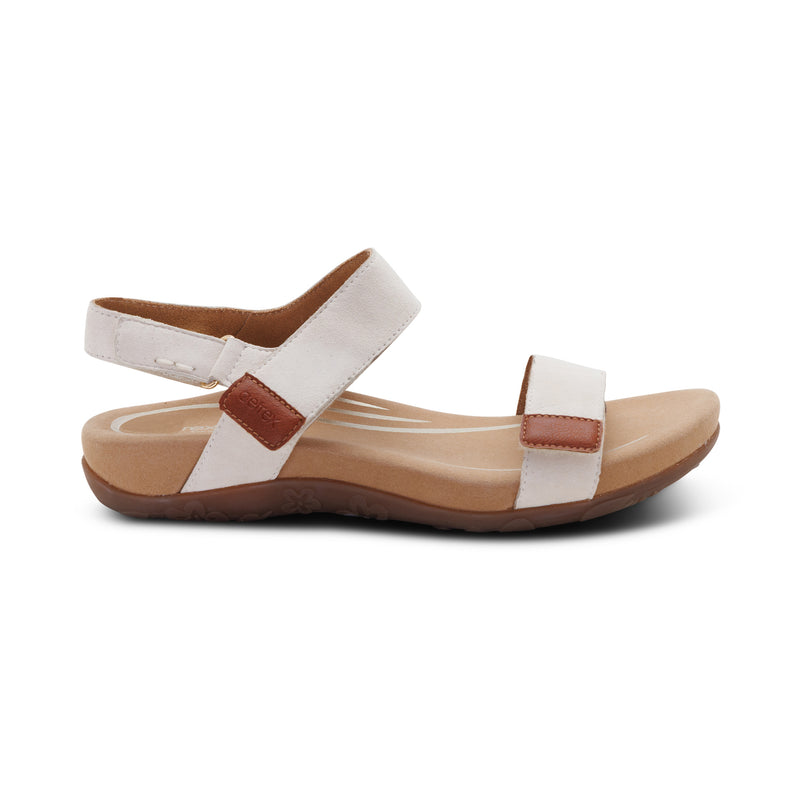 Leslie Arch Support Sandal #color_chalk