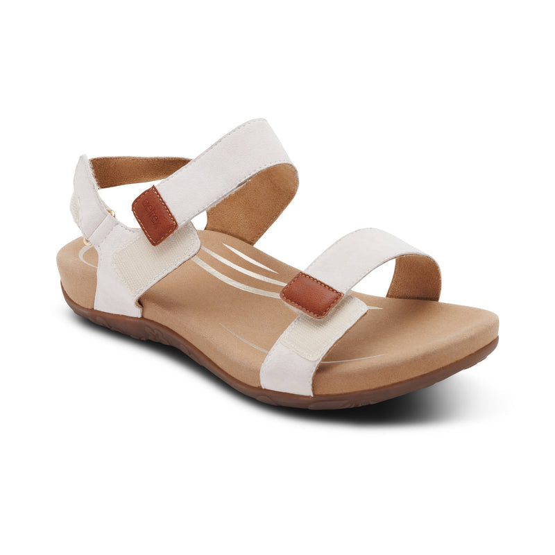 Leslie Arch Support Sandal #color_chalk